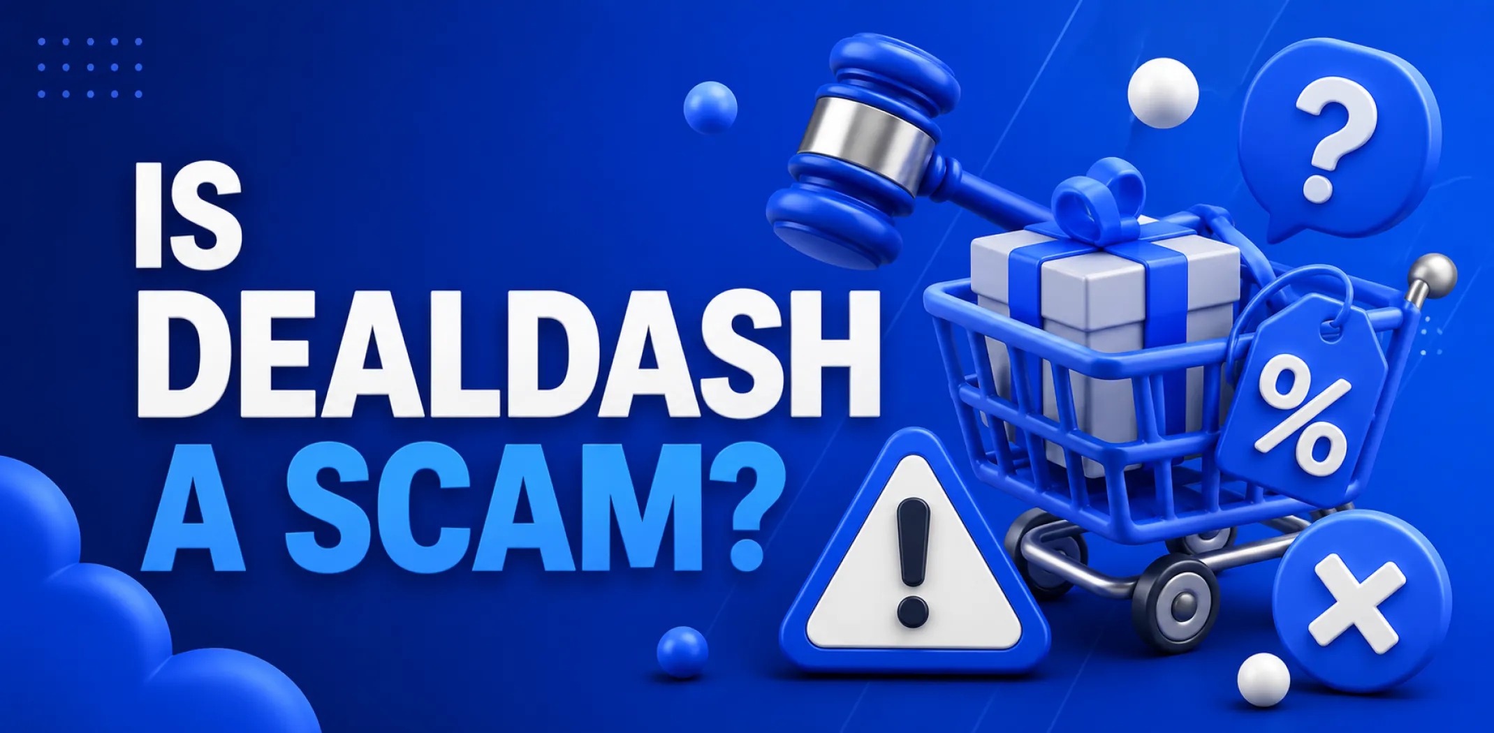 Featured image for an article answering the question "is DealDash a scam?"