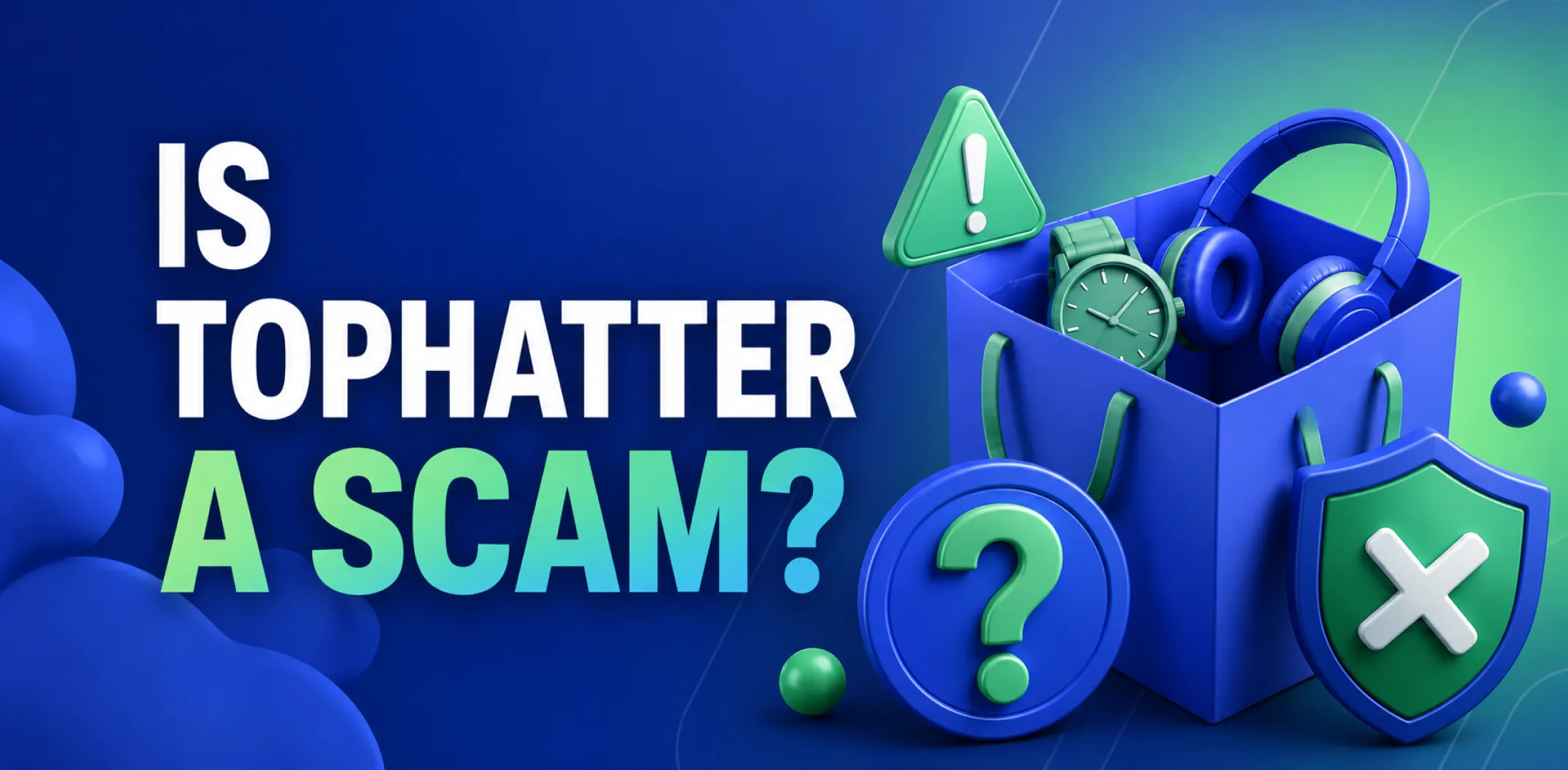 Featured image for an article answering the question "is Tophatter a scam?"