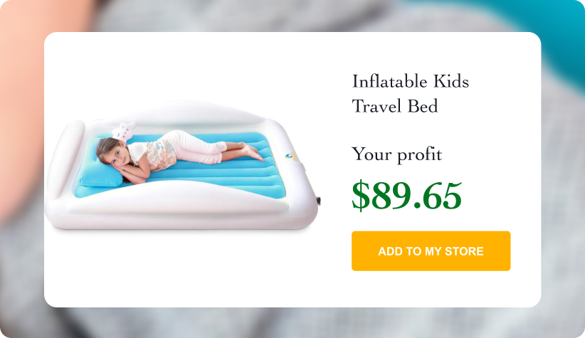 Inflatable Kids Travel Bed
