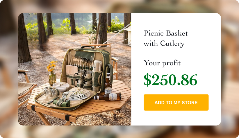 Picnic Basket with Cutlery