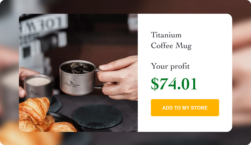 Titanium Coffee Mug