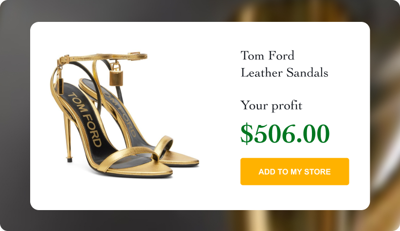 Tom Ford Leather Sandals