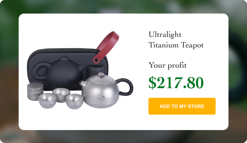 Ultralight Titanium Teapot