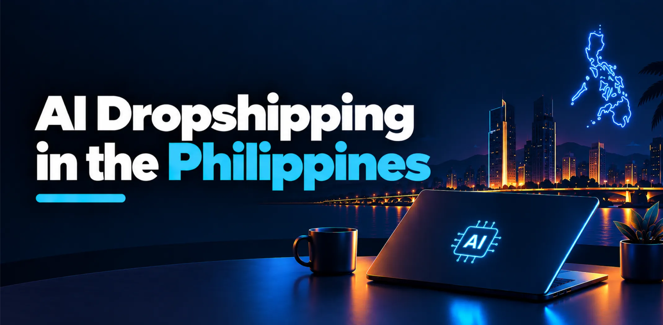 Featured image for an article about AI dropshippinig in the Philippines