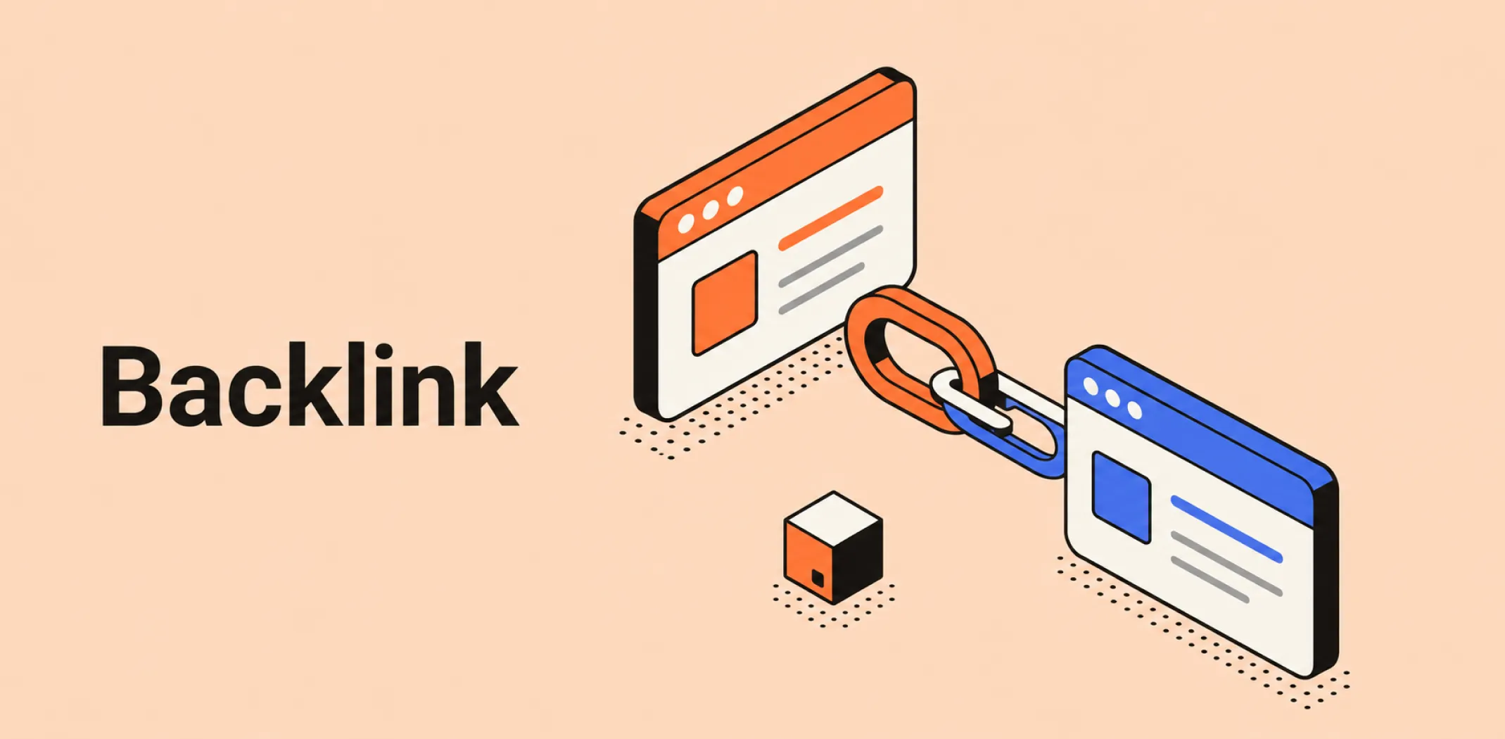 Featured image for an article about a backlink