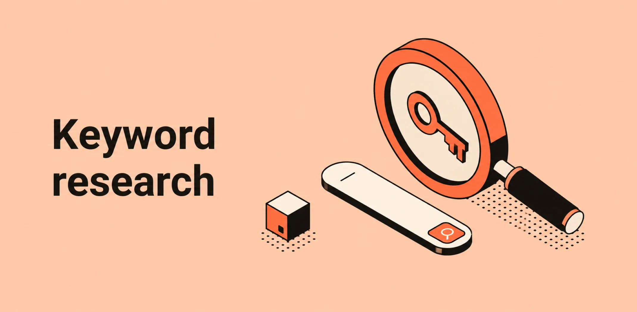 Featured image for an article about keyword research