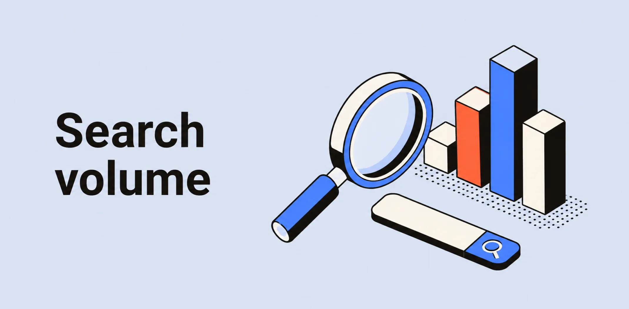 Featured image for an article on search volume