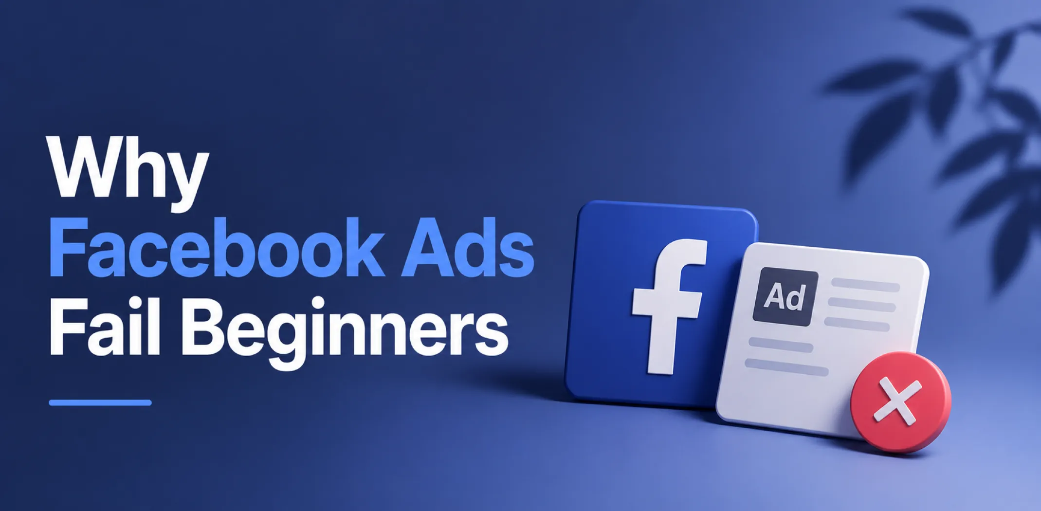 Featured image for an article revealing why Facebooks ads fail beginners