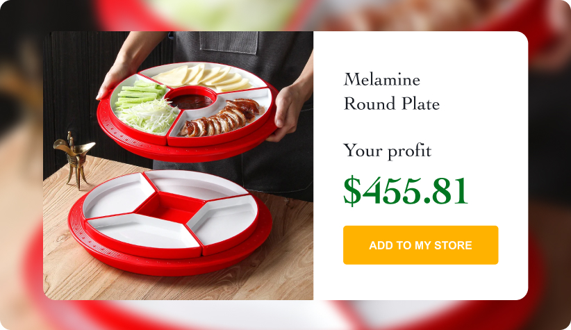 Melamine Round Plate