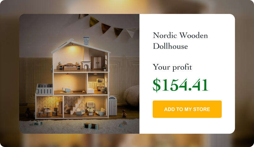 Nordic Wooden Dollhouse