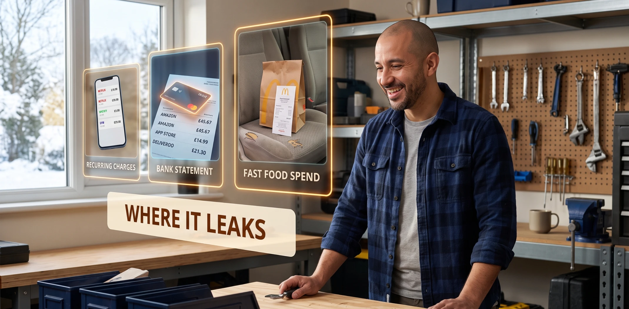 where money leaks out of a budget each month