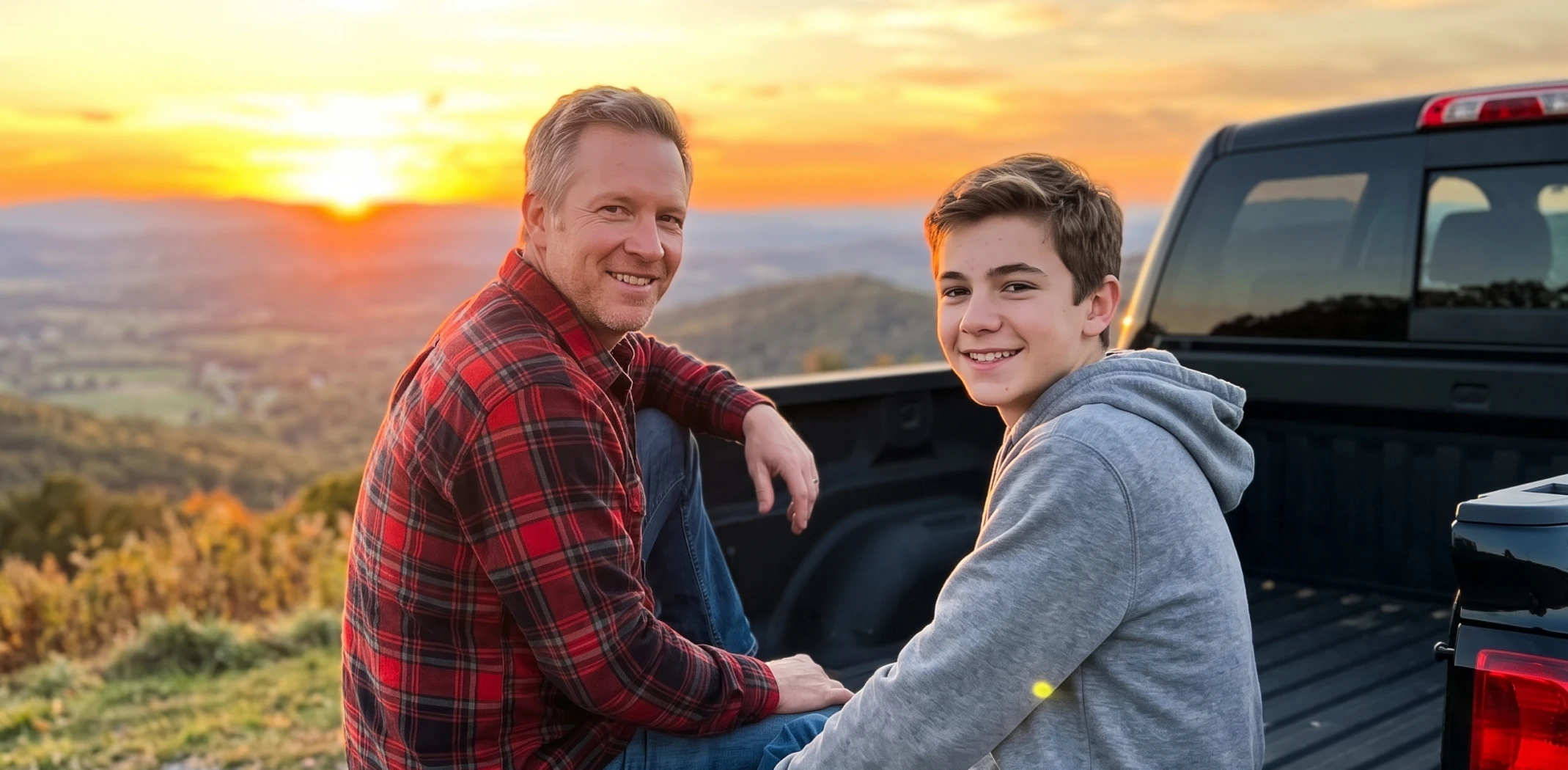 a teenager in the used car he saved for from his part time job