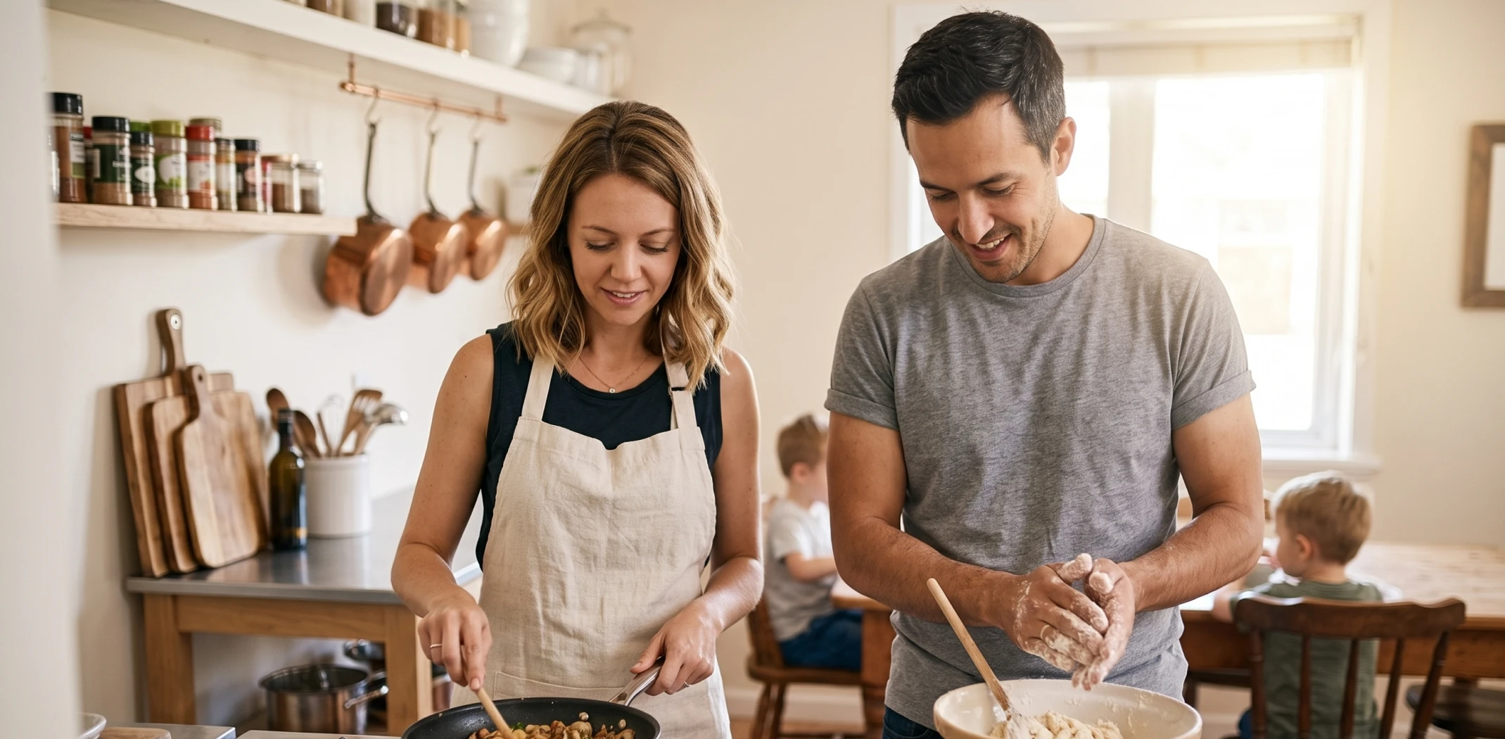 a family living on one income eleven months later