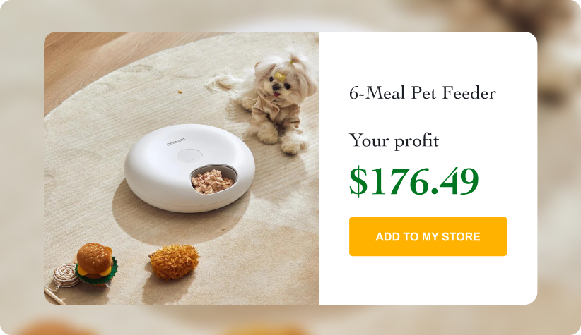 6-Meal Pet Feeder