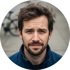 a man who built a website before finding any customers