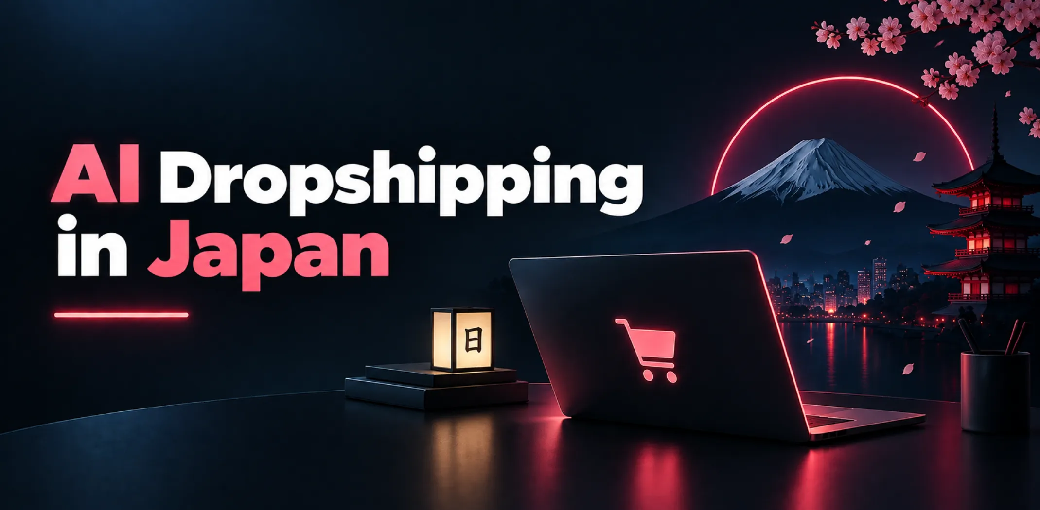 Featured image for an article about AI dropshipping in Japan