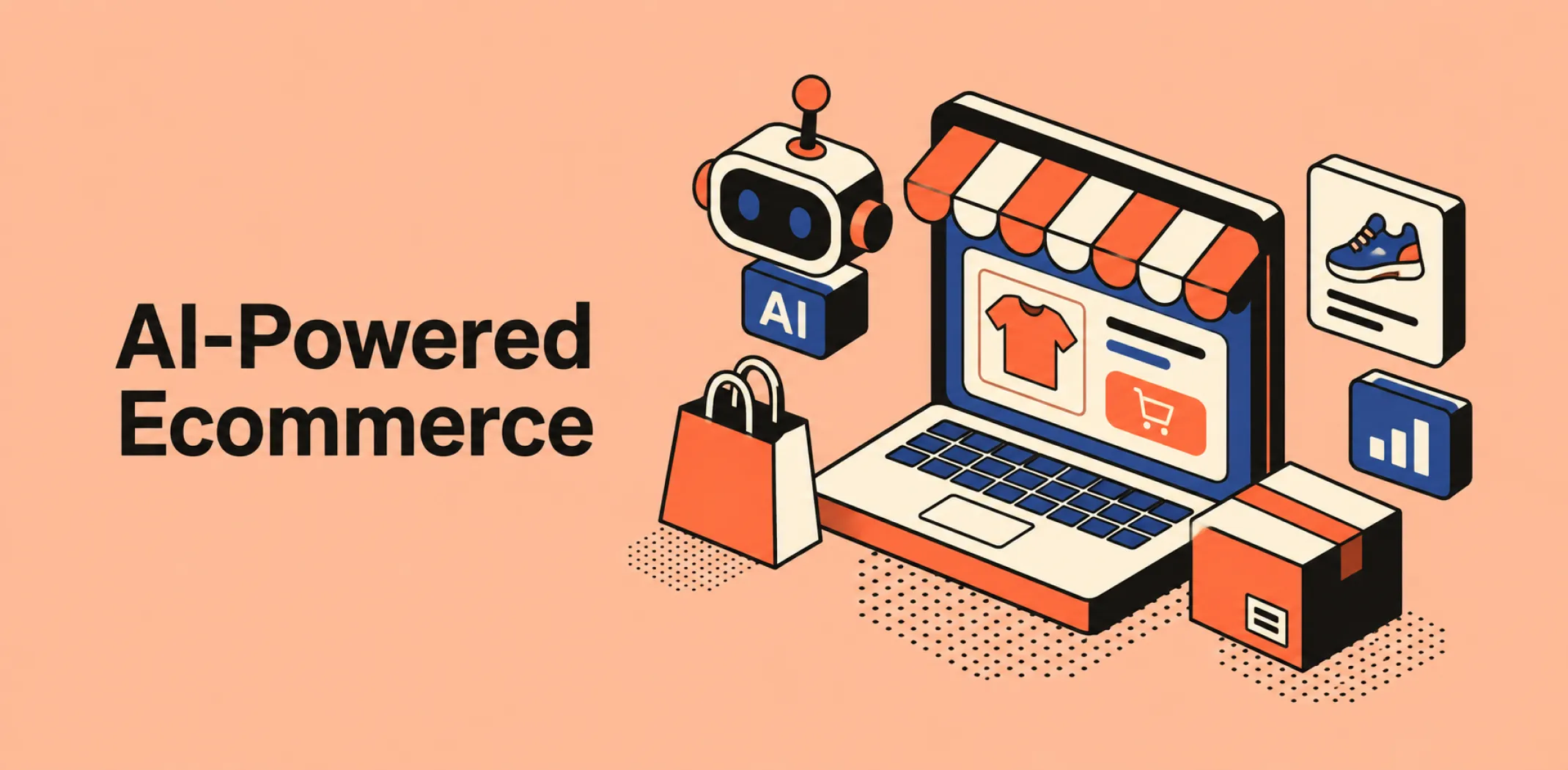 Featured image for an article about AI-powered ecommerce