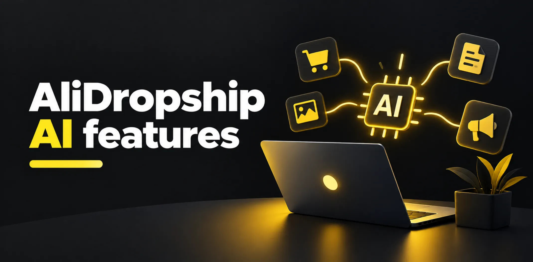 Featured image for an article about AliDropship's AI features