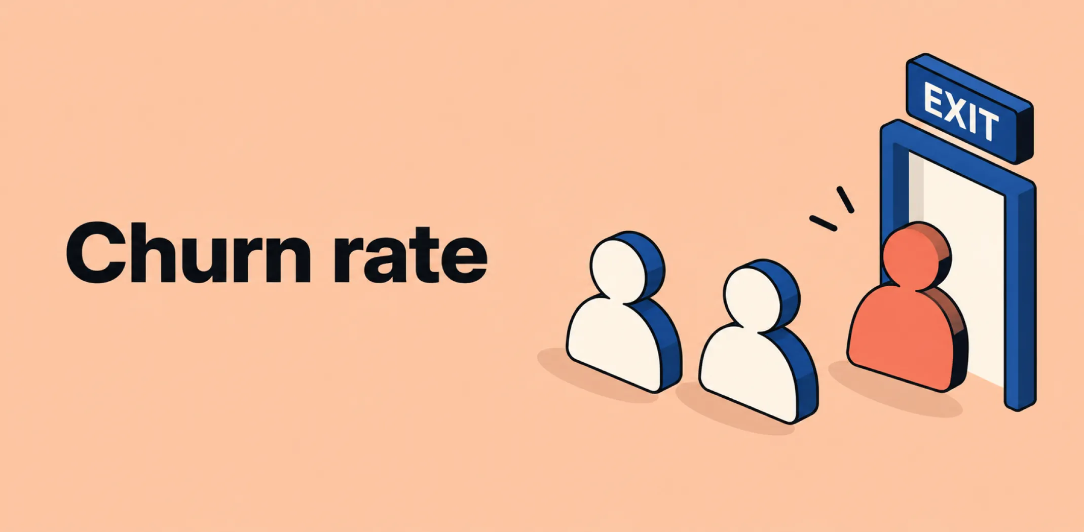 Featured image for an article about a churn rate
