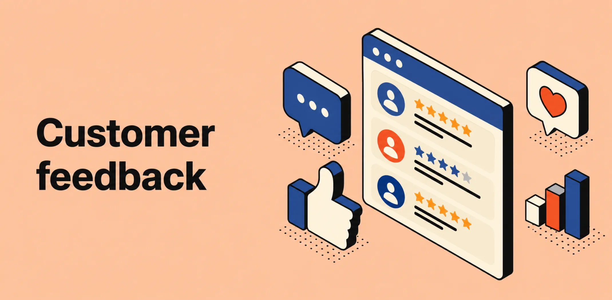 Featured image for an article about customer feedback