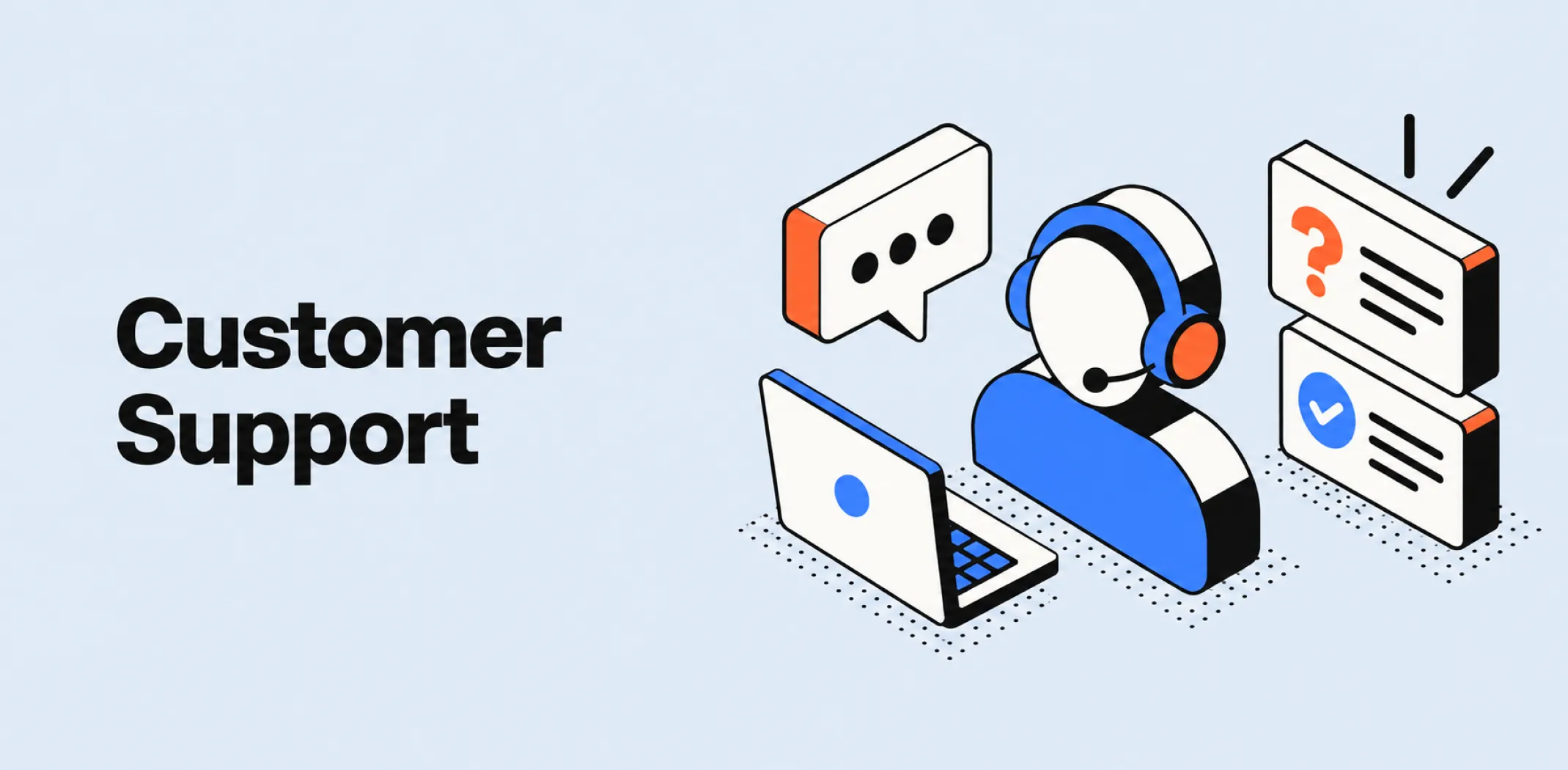 Featured image for an article on customer support