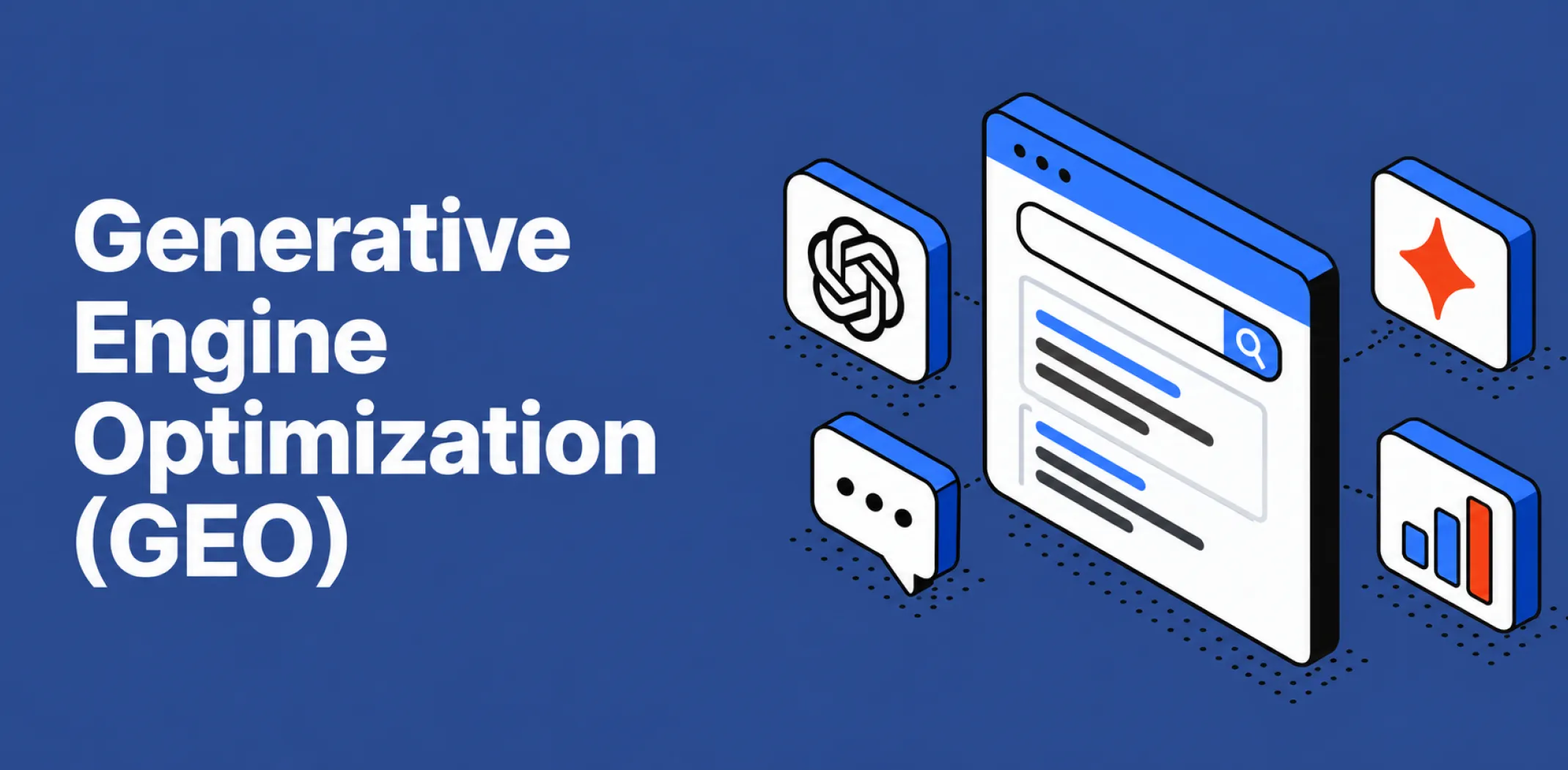 Featured image for an article about generative engine optimization (GEO)
