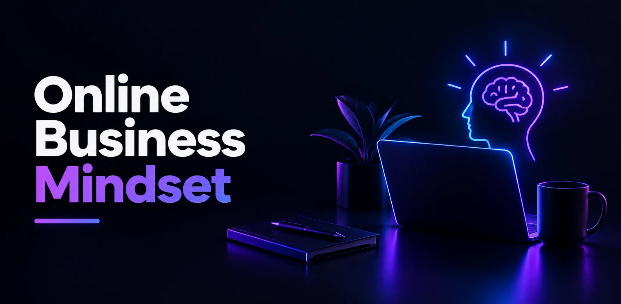 Featured image for an article about online business mindset