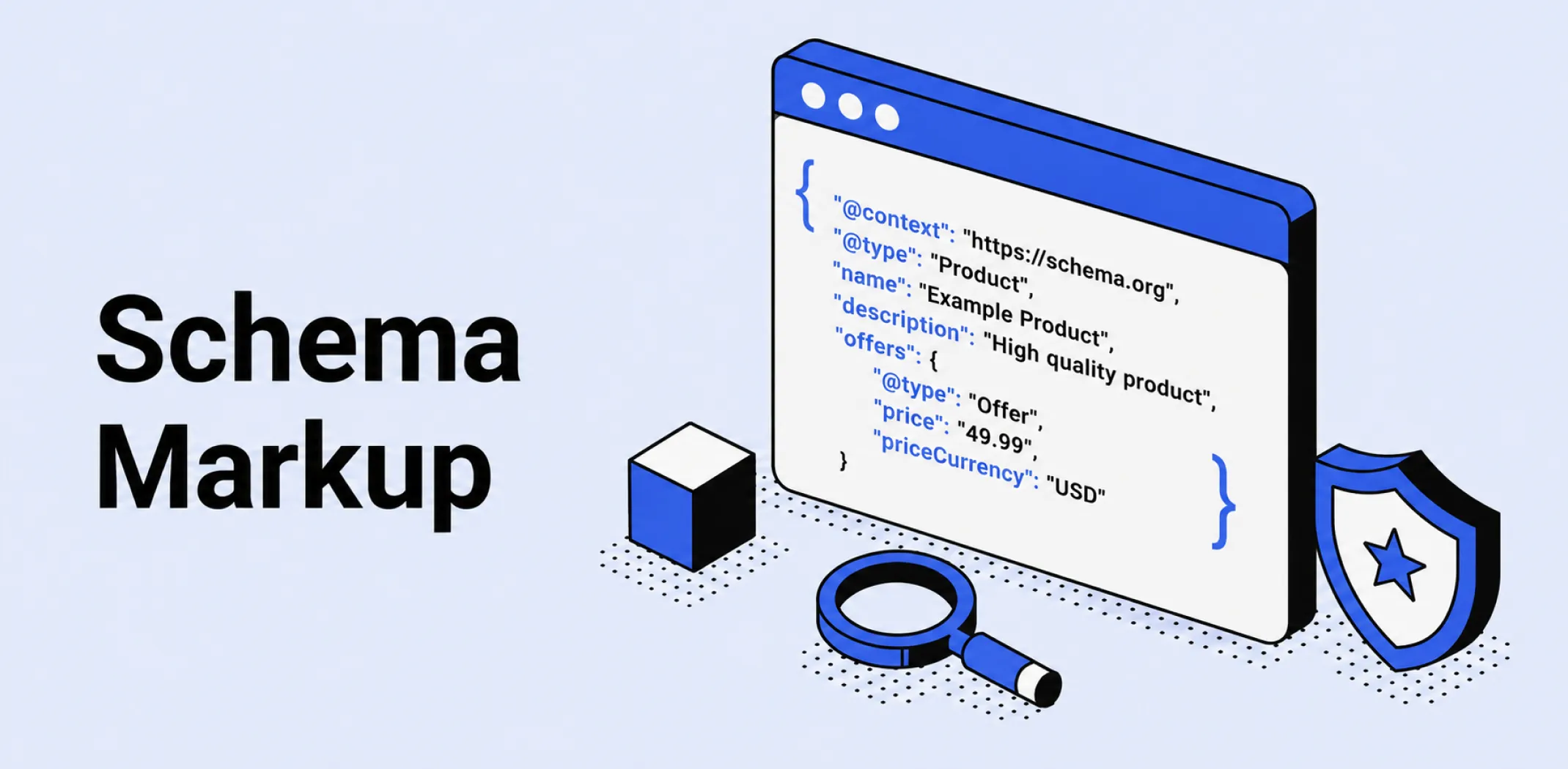 Featured image for an article about schema markup