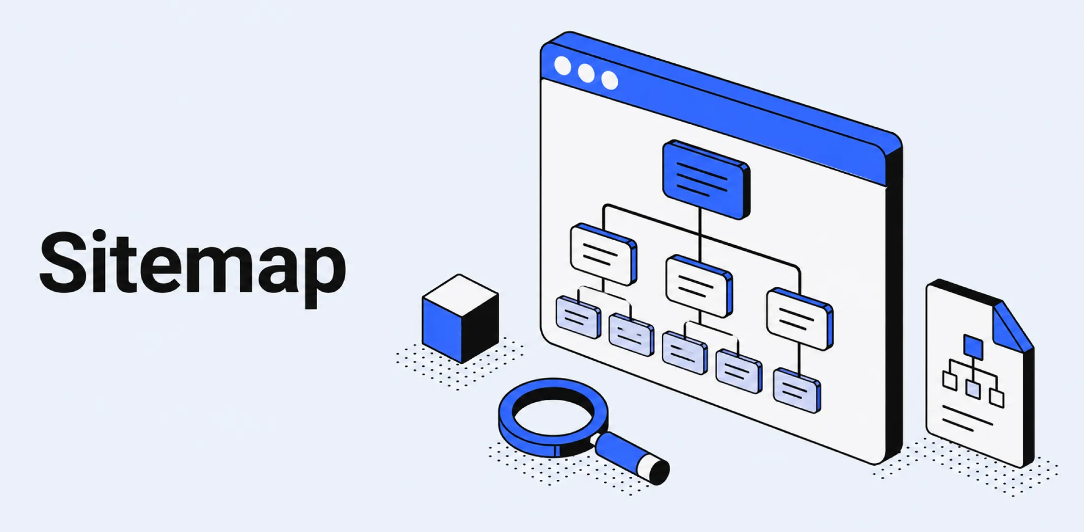 Featured image for an article about a sitemap