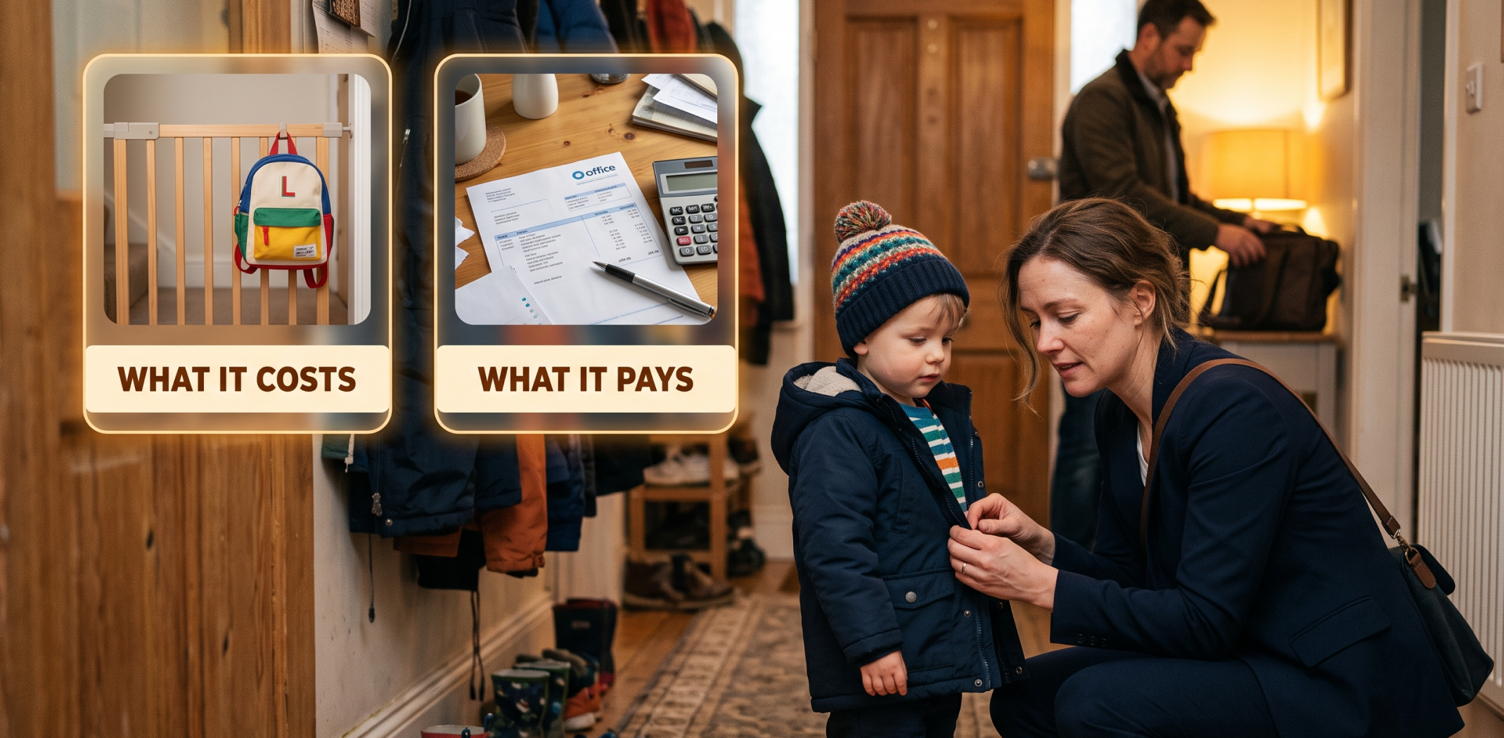 what reaches the account after childcare