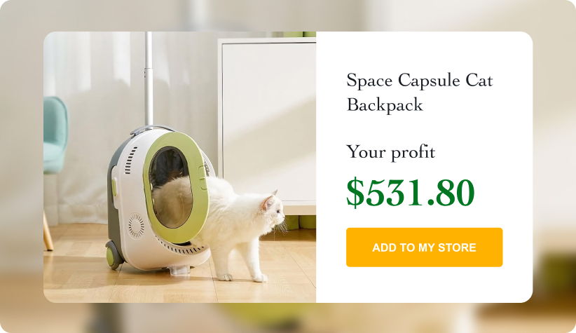 Space Capsule Cat Backpack