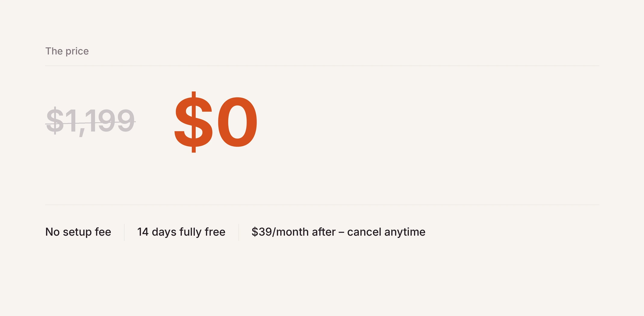 price