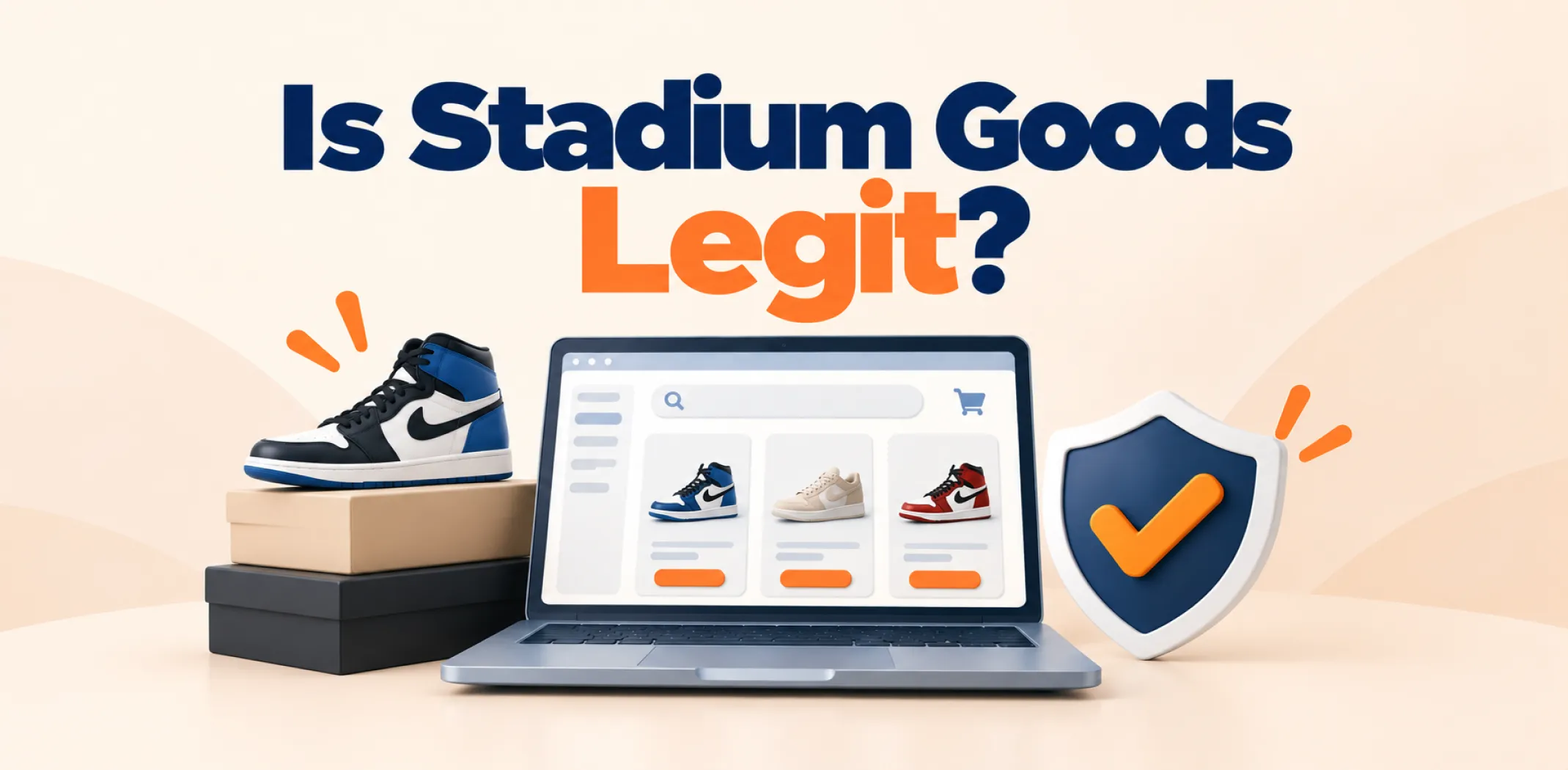 Featured image for an article revealing whether Stadium Goods is legit