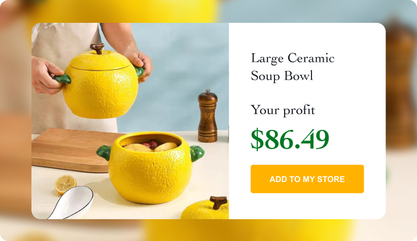 Large Ceramic Soup Bowl