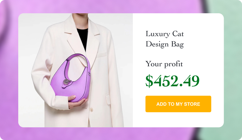 Luxury Cat Design Bag