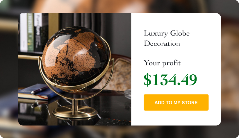 Luxury Globe Decoration