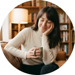 a woman who ruled out every format needing her face